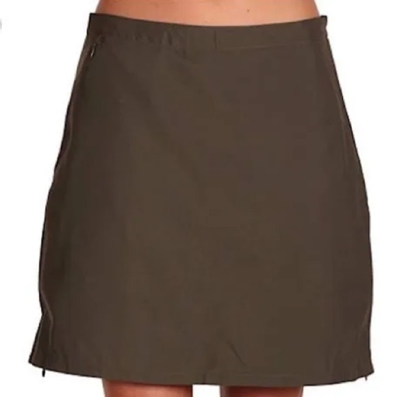 Patagonia Dresses & Skirts - Patagonia W's Duway Skirt #58612 Size 10 EUC Water Repellent Skort Pocket Brown
